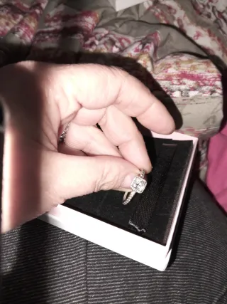 Anillo Pandora Plata Ley Circonita