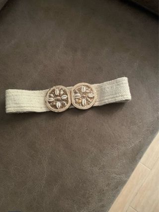 Bolso y cinturón de rafia