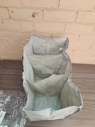 Bolsas para colada separador gris