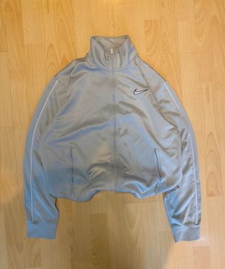 Chaqueta Gris Nike con cremallera Talla L