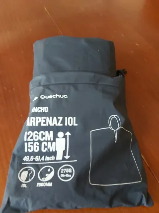 Poncho infantil Quechua Arpenaz 10L Azul marino