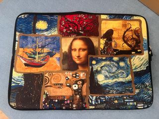 Funda portátil arte collage