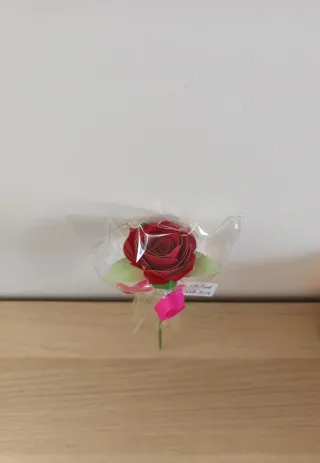 Rosa Sant Jordi hecha a mano
