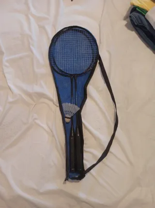 Raquetas de Bádminton con Funda y Volante