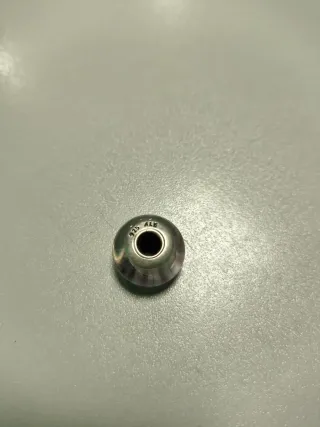 Pandora Charm Cristal Murano Rosa y Blanco