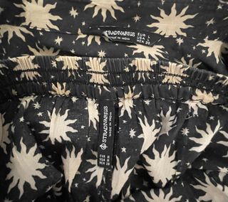 Conjunto Stradivarius sois Preto e Bege