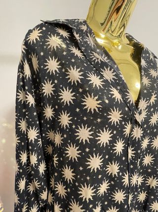 Conjunto Stradivarius sois Preto e Bege