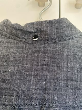 Camisa Hurley Manga Larga Azul