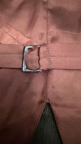 Chaleco de pana verde