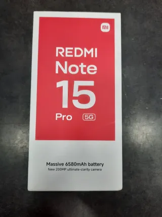 Xiaomi Redmi Note 15 Pro 5G 256GB Negro