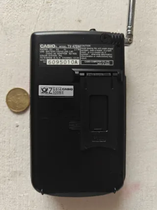 Mini TV Casio TV-470 Portátil