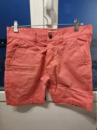 Pantalón corto Jack & Jones Talla M. Color salmón.