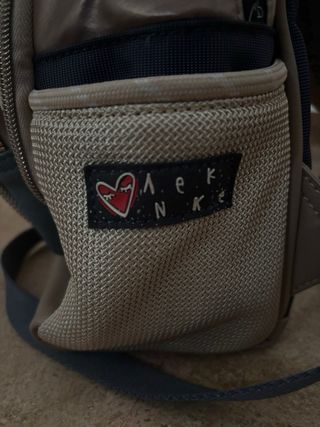 Mochila Anekke multicolor y beige