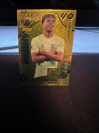 Lamine Yamal Balón Oro Dynasty Adrenalyn 2024/25