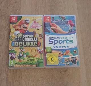 New Super Mario Bros U Deluxe + Switch Sports