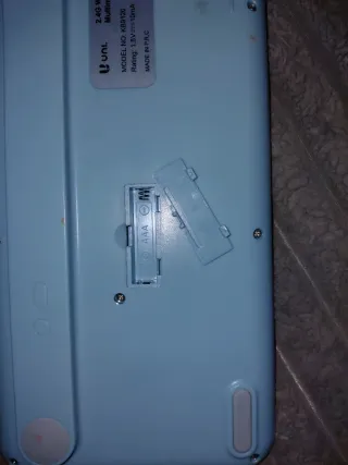 Teclado y ratón inalámbricos Mófil azul