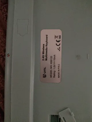 Teclado y ratón inalámbricos Mófil azul