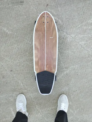 Monopatín Oxelo con diseño floral