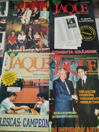 Lote 10 revistas Jaque años 90