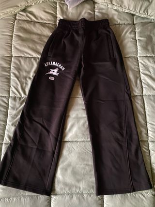 Pantaloni Lukamachain JOGGER HIGH SCHOOL BLACK