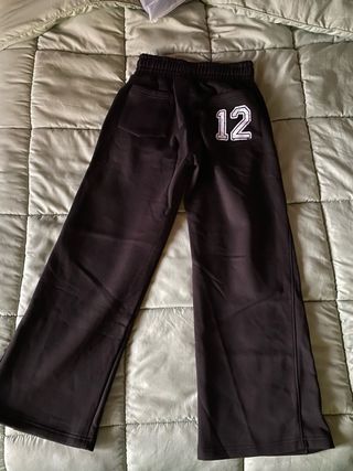 Pantaloni Lukamachain JOGGER HIGH SCHOOL BLACK