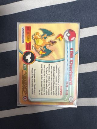 Carta Pokémon Blastoise y Charizard