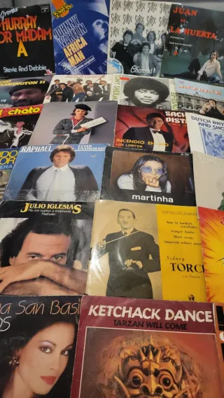 Lote Vinilos Singles Varios Artistas