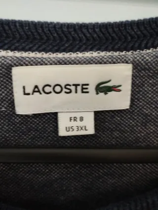 Jersey Lacoste Azul Marino Talla 3XL