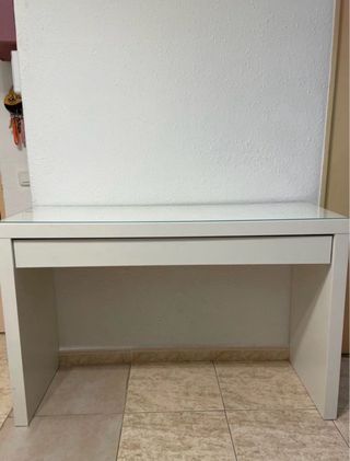 Toeletta Ikea Bianca e Cristallo