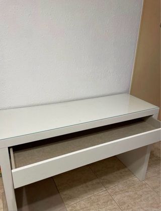 Toeletta Ikea Bianca e Cristallo