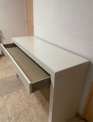 Toeletta Ikea Bianca e Cristallo