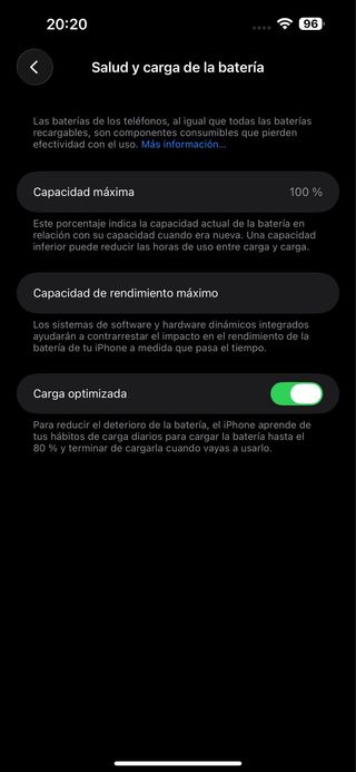 iPhone 14 Pro Max Negro 512GB batería al 100%
