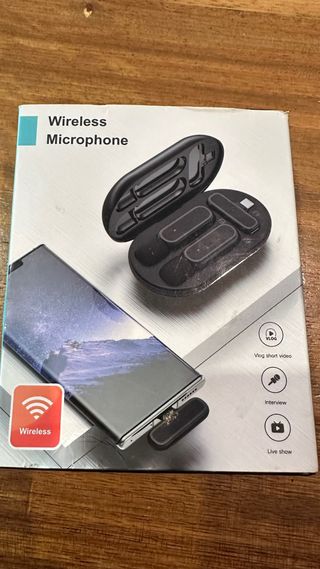 Micrófonos Inalámbricos Negros