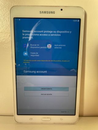 Tablet Samsung Galaxy SM-T280 Blanca (con cargador