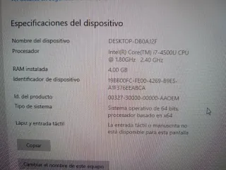 Placa base portátil Toshiba L50-B i7 4500u