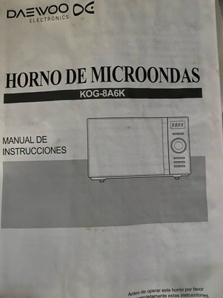 Microondas Daewoo