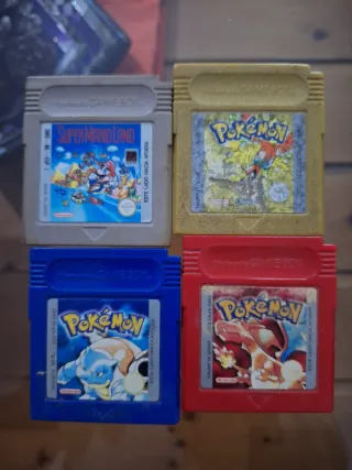4 Juegos Game Boy: Pokémon y Mario