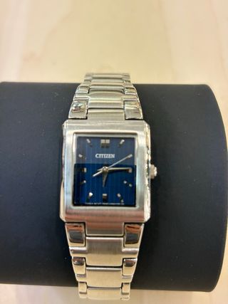 Reloj Citizen Mujer Acero , esfera azul marino