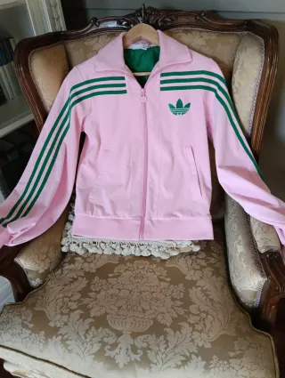 Sudadera Adidas Rosa y Verde