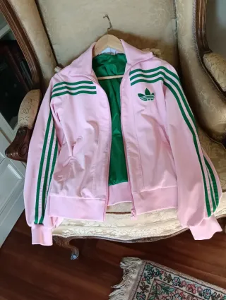 Sudadera Adidas Rosa y Verde