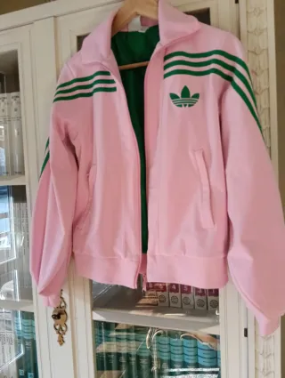 Sudadera Adidas Rosa y Verde