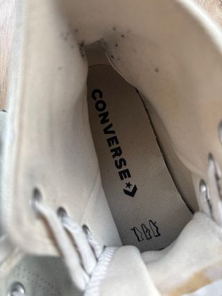Converse plataforma beige talla 37.5