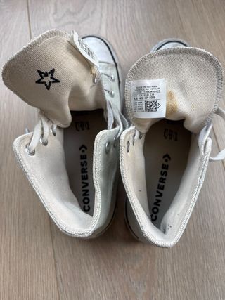 Converse plataforma beige talla 37.5