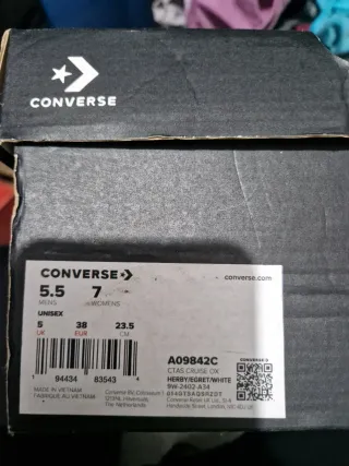 Zapatillas Converse Talla 38 Verde