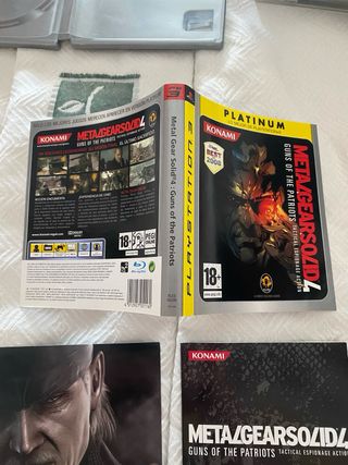 Metal Gear Solid 4 PS3 Platinum Konami