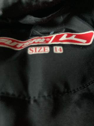 Abrigo Moratalaz niño negro multicolor. Talla 14