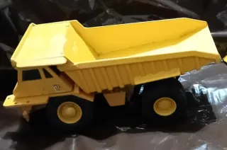 Camión de Construcción Metálico Amarillo