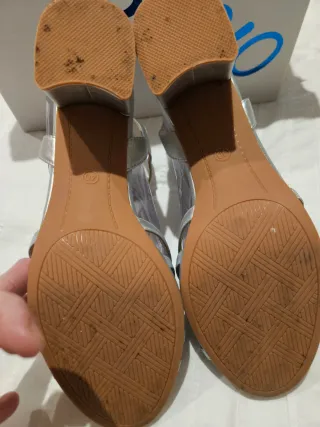 Sandalias Prestigio Plata Fiesta