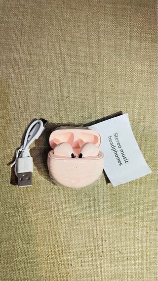 Auriculares TWS Rosa Pastel