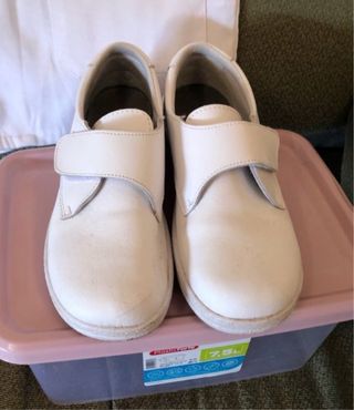 Zapatos de seguridad blancos talla 40
